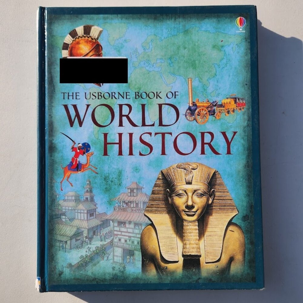 The Usborne Book of World History Hardcover Book Textbook Homeschooling Curricul